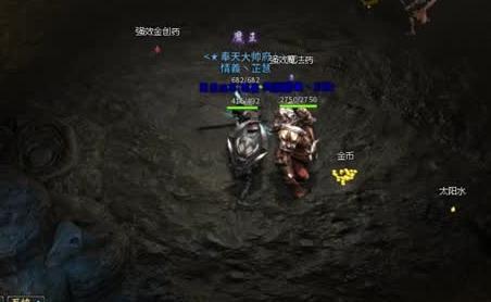 第一次进入仿盛大传奇狐月圣殿的经历